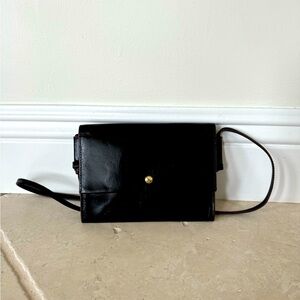 Hobo black crossbody purse